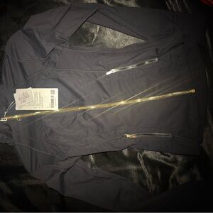 Lemon Black Jacket with Gold Accents